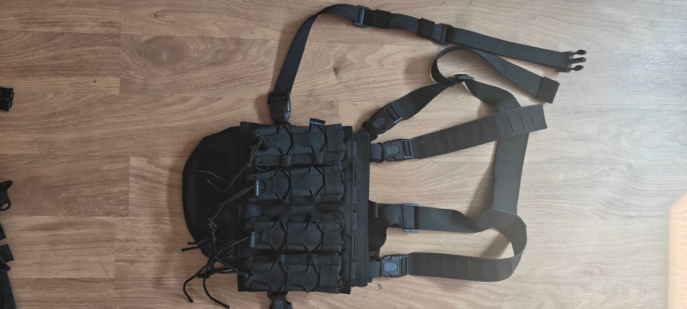 Equipamento Airsoft Preto - Conquer & Corso