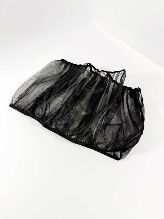 Защитная сетка к клетке для птиц от пыли и мусора, черная, размер S/M