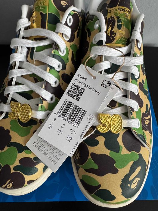 A Bathing Ape x Adidas Stan Smith ABC Camo IG8949 bapesta