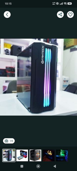 PC gaming  AMD ryzen 5500