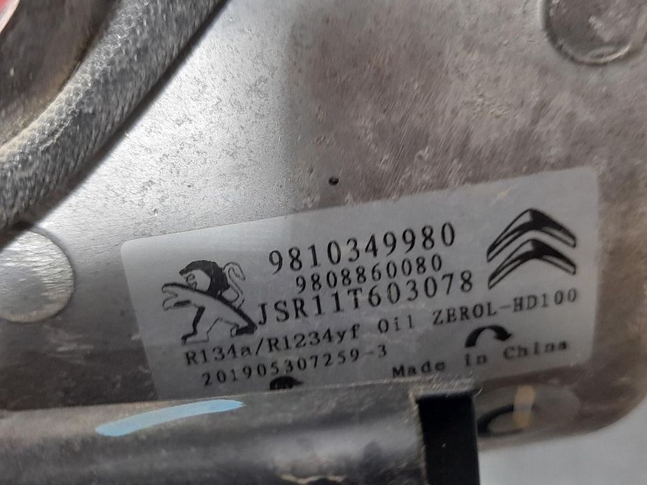 COMPRESSOR AR CONDICIONADO PEUGEOT 2008 2019