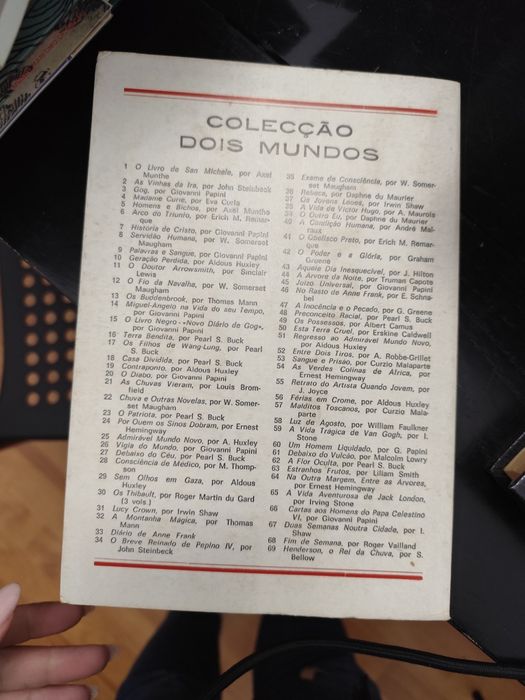 Dois livros de Ernest Hemingway