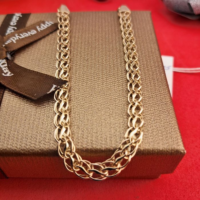 Золотой браслет 5,14 гр 17,5 см Золото 585 проба