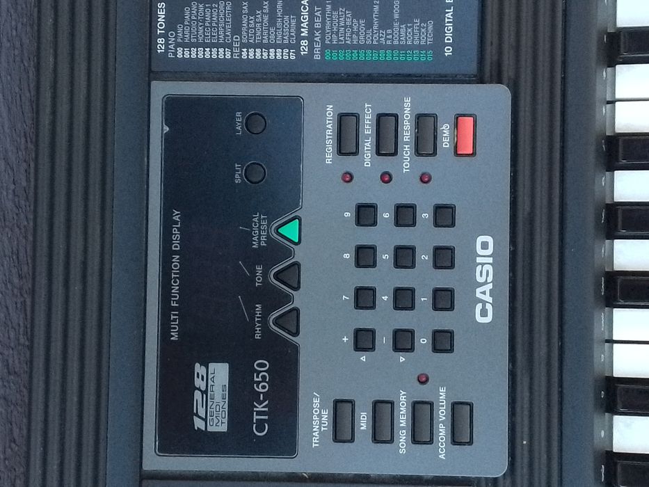 Keyboard casio CTK-650