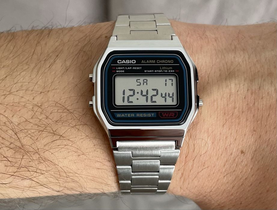 Годинник наручний Casio A158WA-1 vintage новий оригінал