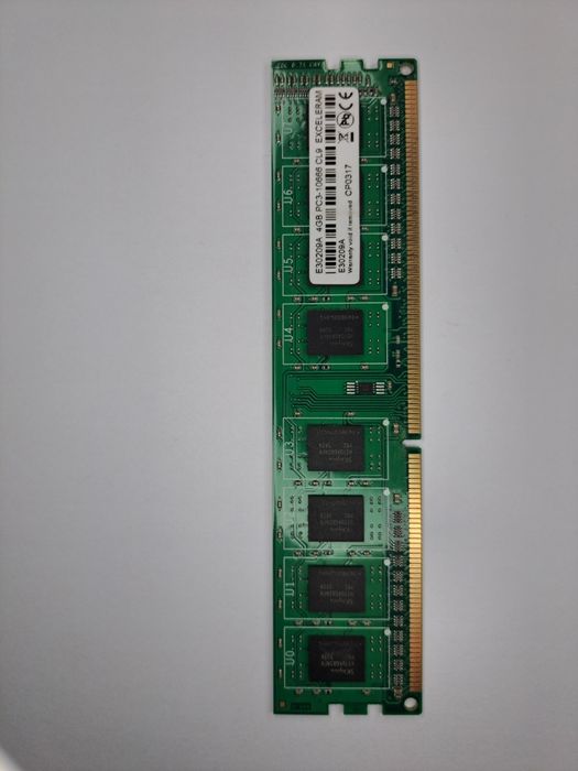 Оперативна пам'ять DDR3  4GB модуль пам'яті