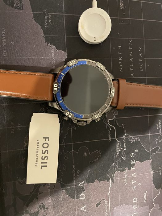 Fossil gen 5 Garrett HR Blue smartwatch