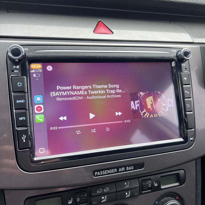 Магнітола 8 дюймів 4/64 з Carplay та Android Auto для Vw/Skoda/Seat/Volkswagen