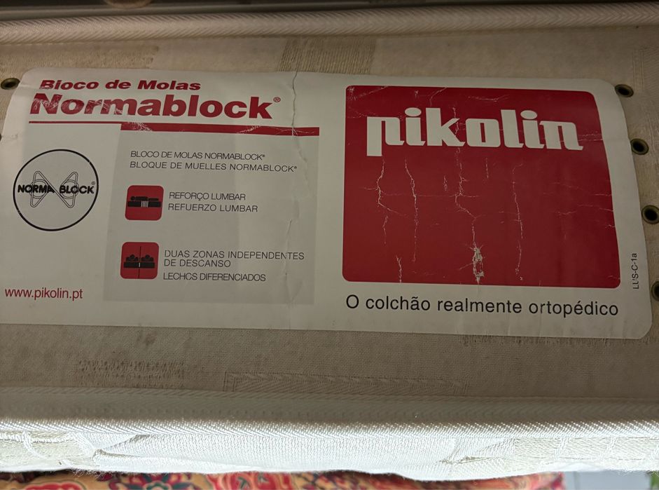 Colchão para cama de casal 140x190cm