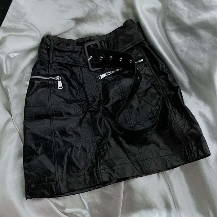 Кожаные шорты/юбки у2к