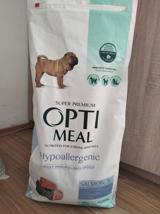Optimeal(Оптіміл) гіпоалергенний з лососем(7.5 кг)