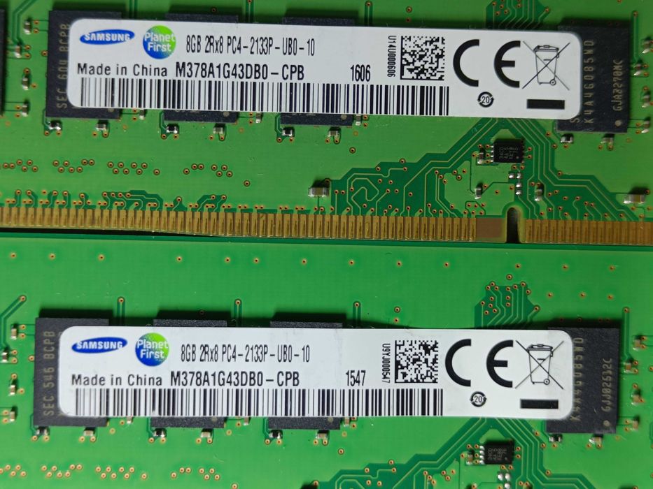 Оперативна память Samsung DDR4 8GB 16GB 2133MHz У РОБОЧОМУ стані