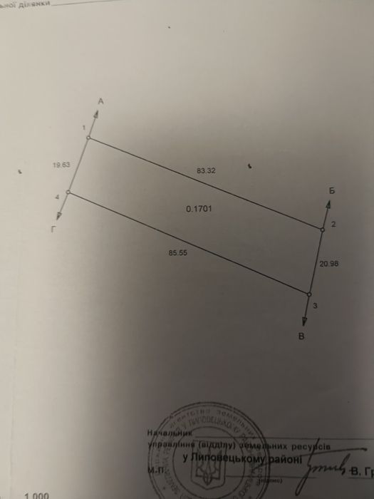 Земельна ділянка, участок під будівництво.