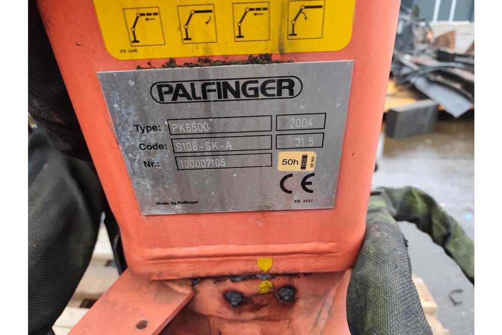 hds manipulator palfinger pk6500 na auto 12ton hiab fassi