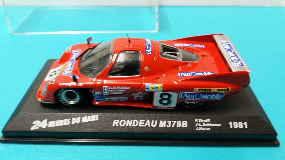Rondeau M379B #8: 24h Le Mans 1981 (Venc Classe) - Miniatura IXO Collections 1/43