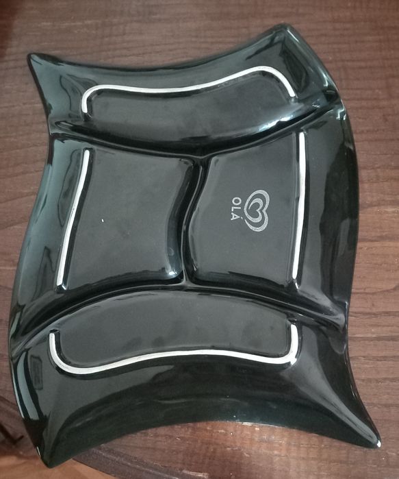 Black Ceramic Plate64309718967681121