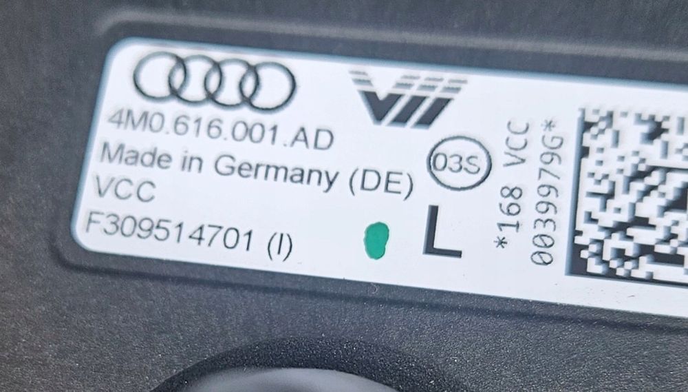 audi e-tron q7 q8 poduszka miech zawieszenia tył tylny lewy 4m0616001ad