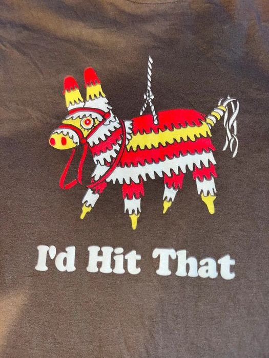 American Apparel koszulka t-shirt piniata I’d hit that