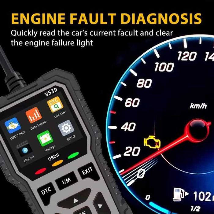 Scanner profissional diagnóstico falhas motor todos os veículos. Novo.
