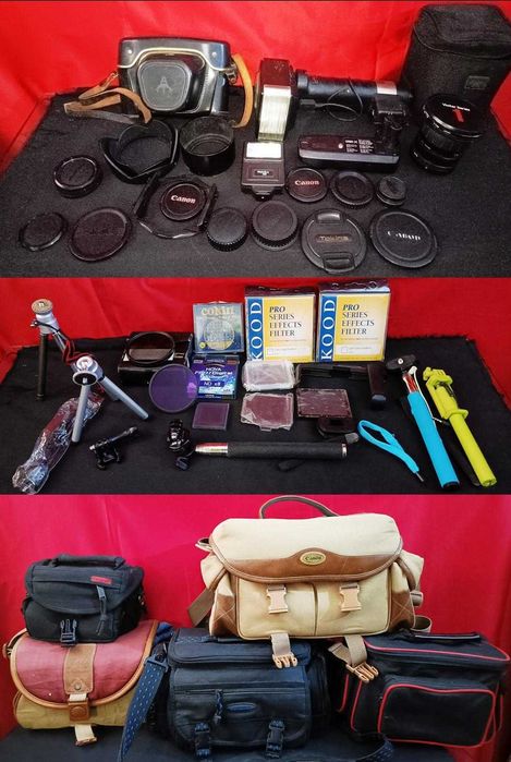 material de fotografia acessorios sacos