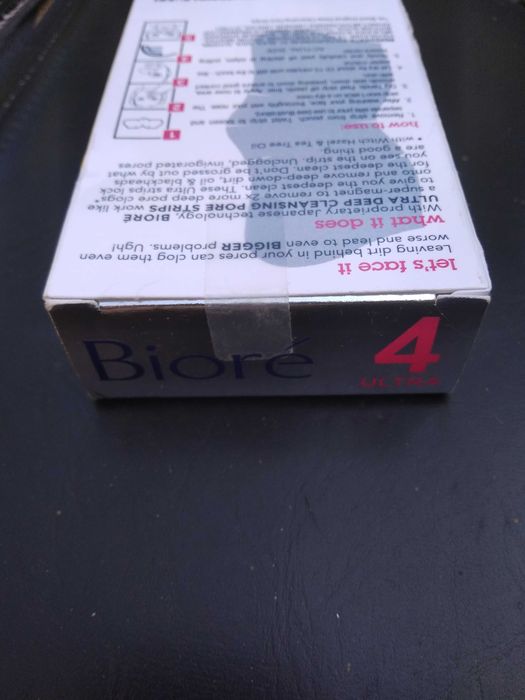 BIORE WITCH HAZEL Japan głęboko oczyszczające plastry nos