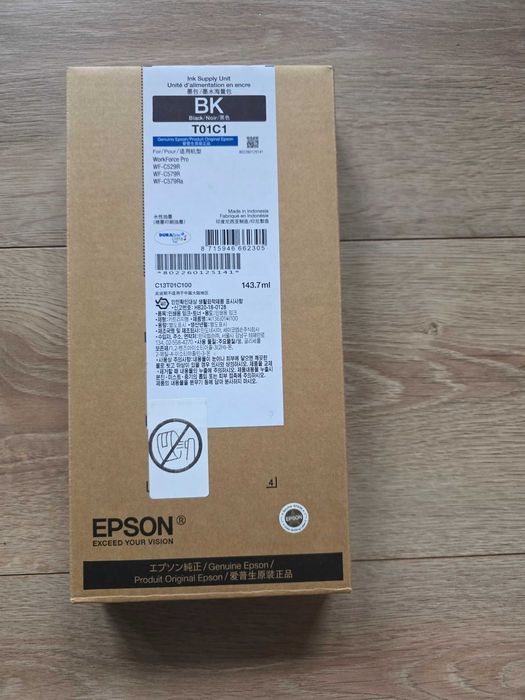 Oryginalny tusz Epson T01C1 Black