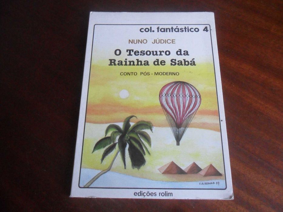 "O Tesouro da Rainha de Sabá" de Nuno Júdice - 1ª Edição de 1984
