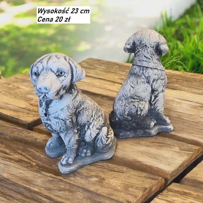 Figurka psa dekoracja Buldog piesek gipsowy piesek ogrodowy dekor