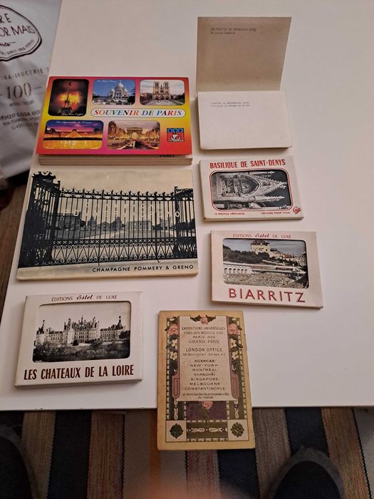 Livros de Postais de França