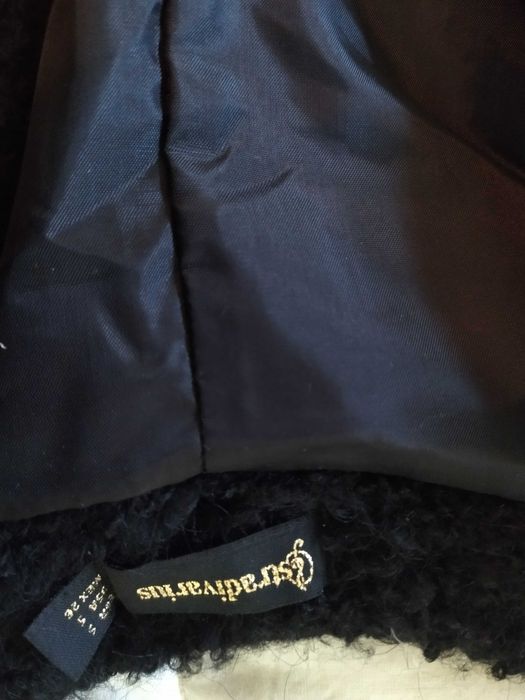 Casaco de meia estação Preto