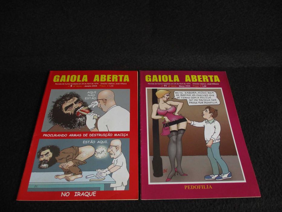 Livros Revistas Gaiola Aberta José Vilhena