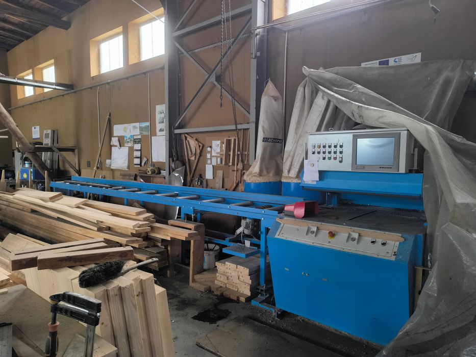 Sprzedam linię produkcyjną do wiązarów drewnianych