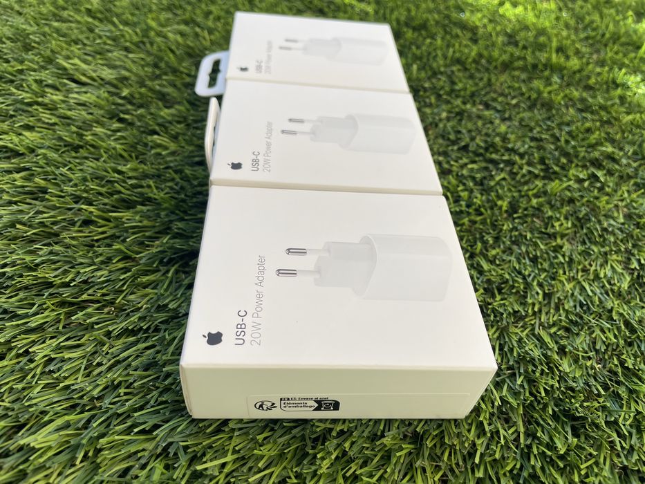 Carregador Apple USB-C 20W Novo Selado para iPhone e iPad