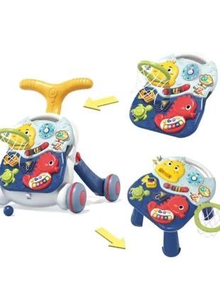 Каталка-ходунки Tiibaby ігровий центр 3 в 1 Перші кроки.Толокар сортер