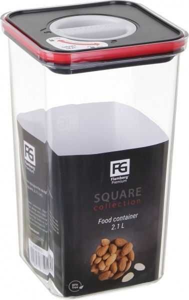 Набір ємностей для сипучих Rectangle/Square Flamberg Premium на 7 штук