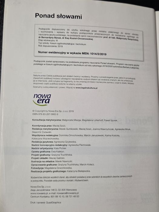 Ponad słowami 1 część 1 i 2