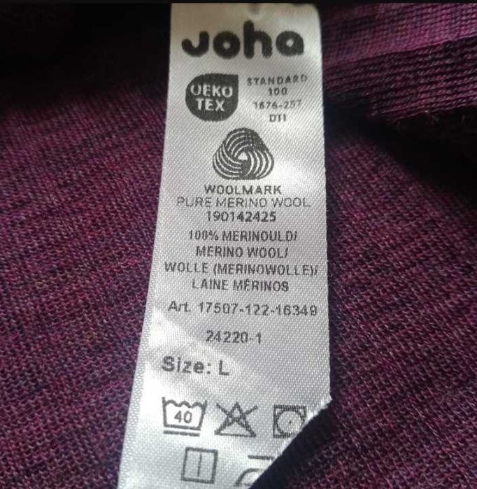 Новая 100% шерсть мериноса кофта лонгслив шерстяное термобелье вовна