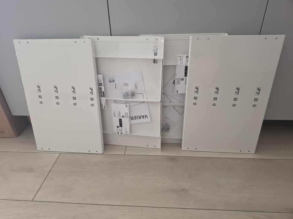 Cztery półki metalowe Ikea  Variera  45,5x29x16