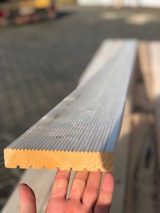 Deski Tarasowe  -Ryflowana | gładka 27x145