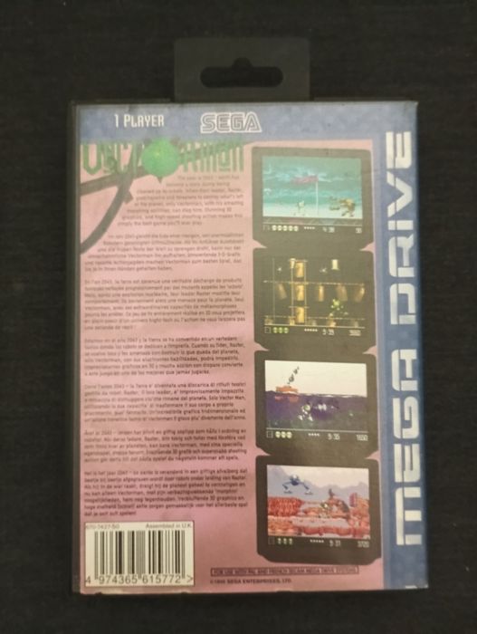 Gra na Sega mega driver vectr man