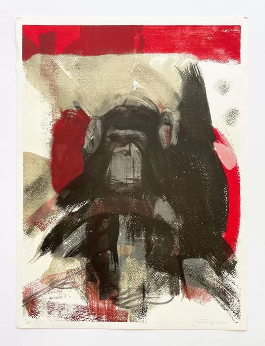 Serigrafia “Macaco Imperialista” (EA) - Júlio Pomar