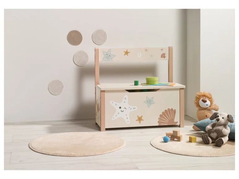 Ławka dziecięca skrzynia na zabawki schowek Livarno