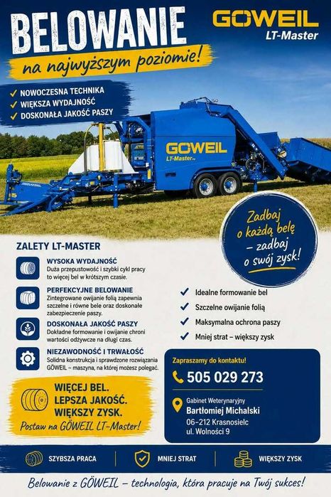 belowanie maszyną goweil