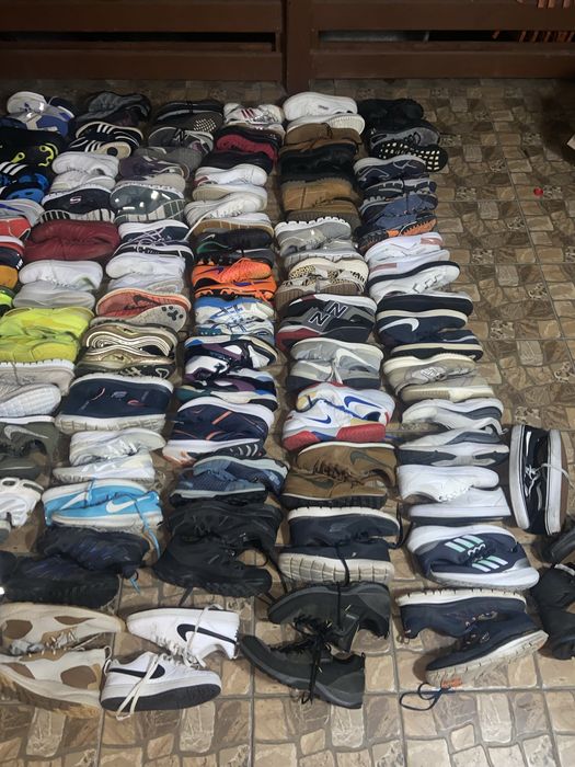 Лот 72 пар оригінальних кросівок | Опт | Гурт відомих брендів