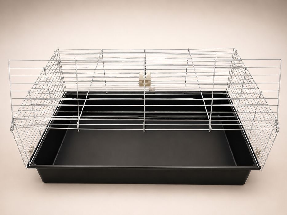 KOMPLET dla świnki morskiej – klatka 95×58 + domki + transporter + akcesoria