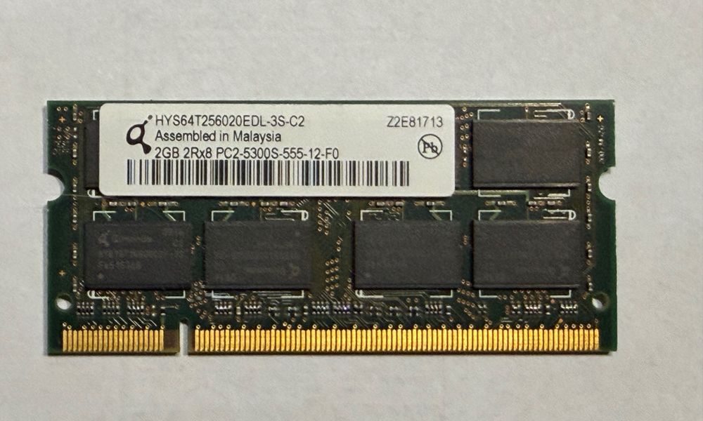 Pamięć do laptopa - DDR2 2GB