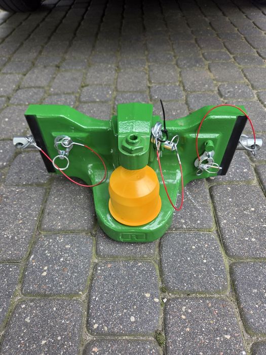 Zaczep kulowy k80 390mm John Deere Case New Holland Fendt Valtra MF