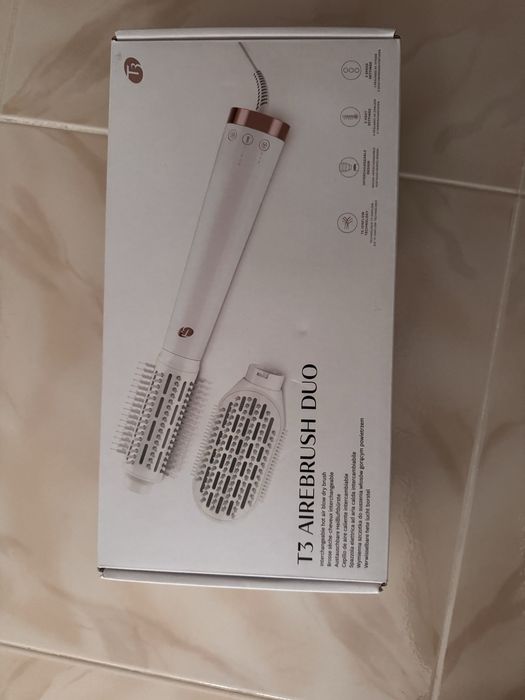 T3 Airebrush Duo – Escova de ar quente 900W com 2 cabeças