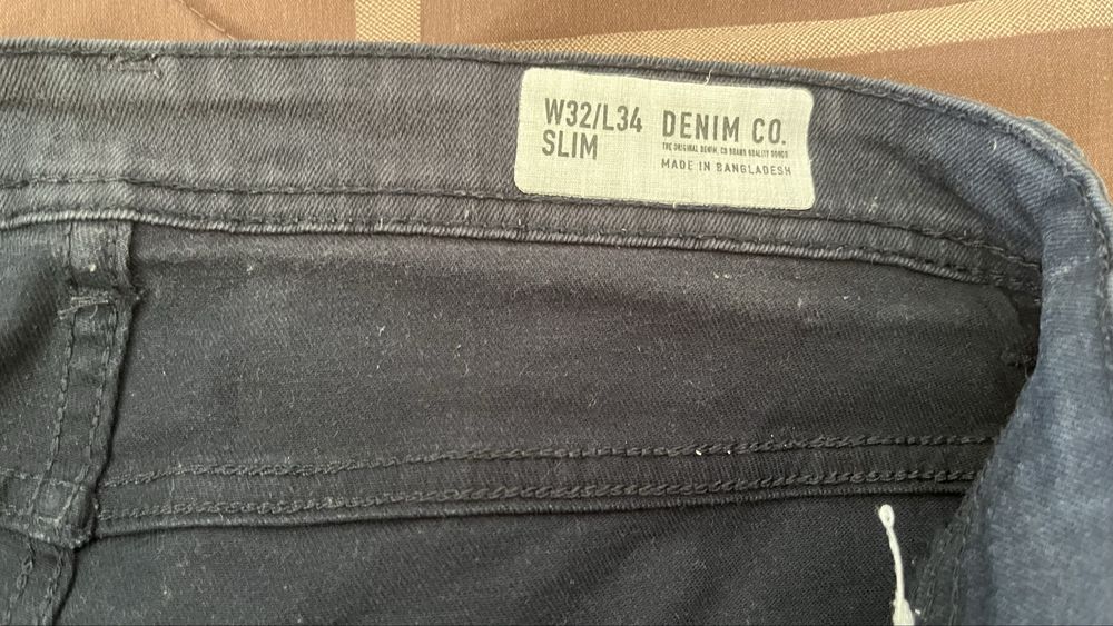 Pack 2 calças homem: Denim Co W32 L34 + Easy Wear 38