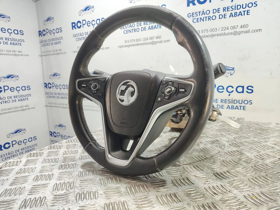 Volante completo pele Opel Insignia A Facelift multifunções